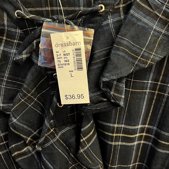 Navy blue Plaid shirt - Picture 2 of 7